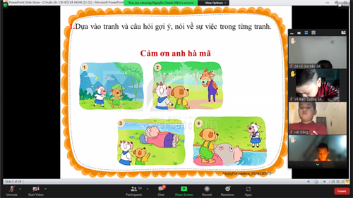 Tiết chuyên đề cấp trường - nói và nghe lớp 2